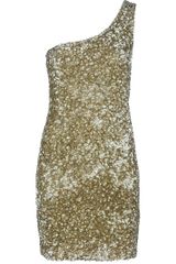 P.a.r.o.s.h. One Shoulder Sequin Dress