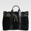 3.1 Phillip Lim 31 Hour Shearling Top Handle Bag in Black - Lyst