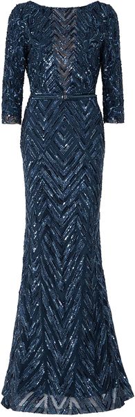 Elie Saab Three Quarter Sleeves Gown - Lyst
