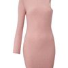 John Zack All Over Glitter One Shoulder Racer Dress in Pink - Lyst