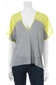 Mason by Michelle Mason Chiffon Solid Top - Lyst