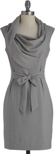 ModCloth New Hire and Higher Dress in Slate - Lyst