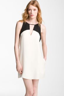 Parker Keyhole Colorblock Shift Dress - Lyst