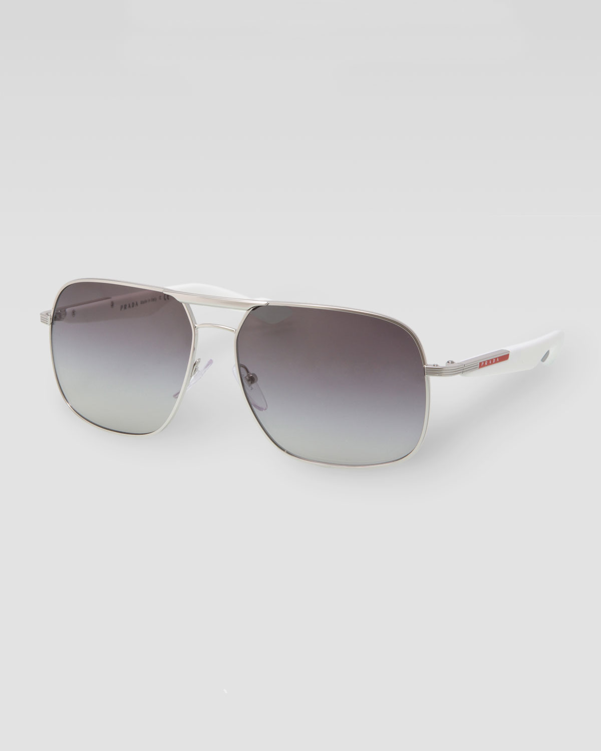 prada silver sunglasses