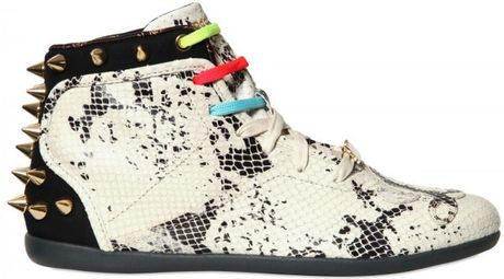 Reebok Betwix Python Print Studded Sneakers in Multicolor (multi) - Lyst