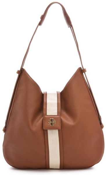 Tory Burch Angelux Patty Hobo in Brown (cognac) - Lyst