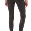 7 For All Mankind High Shine Skinny Jeans in Black - Lyst