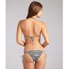 Balmain Black And White Zebra Print Nylon Halter Two Piece Bikini With Tie Side Bottoms in Gray (black) - Lyst