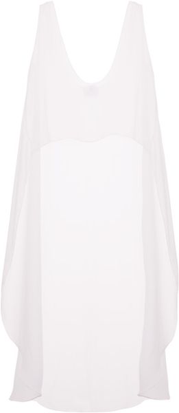 Charlotte Rouge Sheer Top in White - Lyst