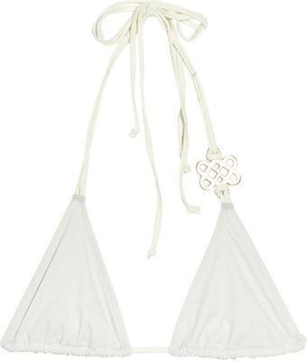 Diane Von Furstenberg Love Knot Triangle Bikini Top - Lyst