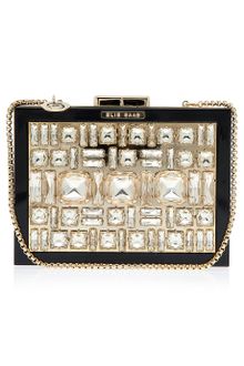 Elie Saab Box Crystal Clutch Bag - Lyst