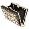 Elie Saab Box Crystal Clutch Bag in Gold - Lyst