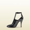 Gucci Jane High Heel Patent Leather Bootie in Black - Lyst