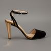 Gucci Peep Toe Pump in Black - Lyst