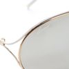 Gucci Contemporary Aviator Sunglasses in Gold - Lyst