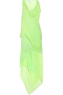 Helmut Lang Film Draped Jersey Dress - Lyst