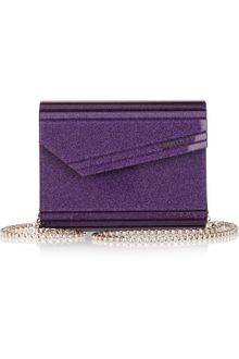Jimmy Choo Candy Glitterprint Acrylic Clutch - Lyst