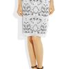 L'agence Raschel Lace Skirt in White - Lyst
