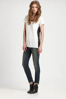 Rag & Bone Dre Agedwash Skinny Jeans - Lyst