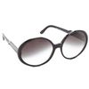 Stella Mccartney Oversized Round Sunglasses in Black - Lyst
