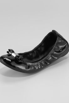 Tory Burch Eddie Patent Ballerina Flat - Lyst