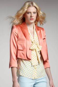 Alice + Olivia York Cropped Blazer - Lyst