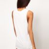 Asos Collection Asos Tshirt With Textured Triangle in White - Lyst