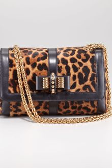 Christian Louboutin Sweet Charity Leopard Print Shoulder Bag - Lyst
