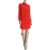 Givenchy Long Sleeve Shirt Dress in Red (gold) - Lyst
