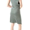 Helmut Lang Shale Jersey Flip Front Dress in Gray - Lyst