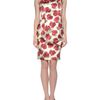Moschino Short Dress in Beige - Lyst