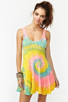 Nasty Gal Deadstock Tie Dye Dress - Lyst