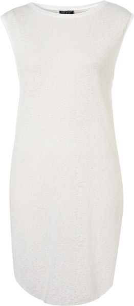 Topshop Burnout Split Side Tunic - Lyst