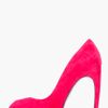 Alexander Mcqueen Cherry Suede Pumps in Pink (cherry) - Lyst