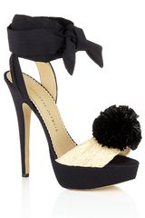 Charlotte Olympia Pom Peep Toe Sandal