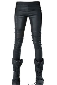 Demobaza Waxed Light Denim Leggings - Lyst