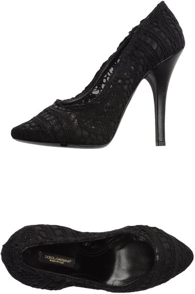 Dolce & Gabbana Platform Pumps in Black - Lyst
