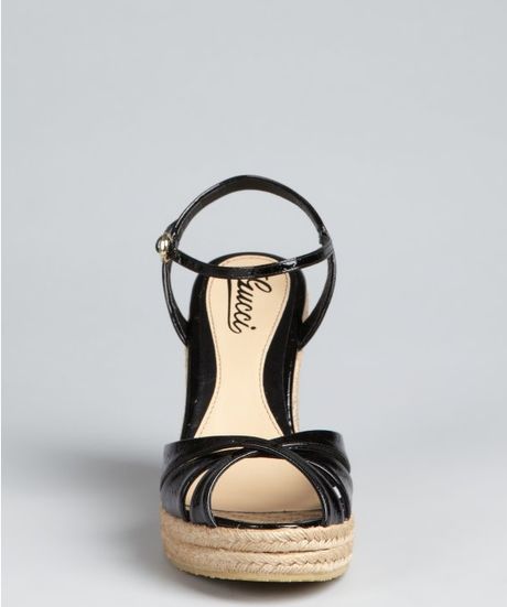 GUCCI Suede Guccissima Pilar Espadrille Flats 38 Nut Brown 254226