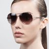 Marc By Marc Jacobs Templedetail Aviator Sunglasses Light Gold in Gold - Lyst