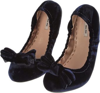 Miu Miu Ballet Flats - Lyst