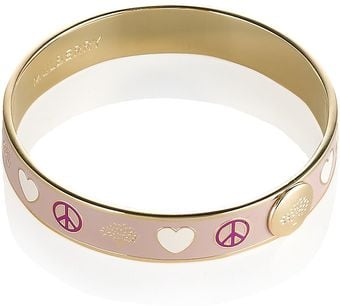Mulberry Wide Enamelled Bangle - Lyst