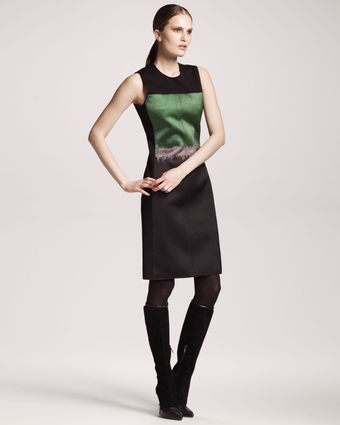 Reed Krakoff Mohair Printed Satin Dress - Lyst