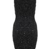 French Connection Spiegal Sequins Dress in Black - Lyst