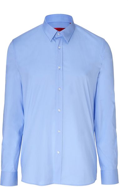 Hugo Classic Blue Elisha Shirt in Blue for Men - Lyst