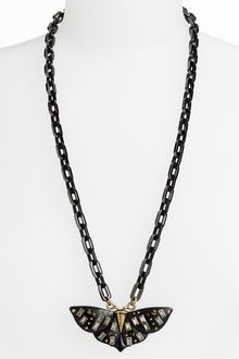 Marc By Marc Jacobs Luna Moth Long Statement Pendant Necklace - Lyst