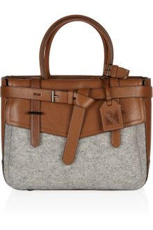Reed Krakoff Boxer Leather and Felt Tote - Lyst