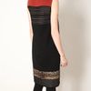 Giambattista Valli Embellished Virgin Wool Knit Dress in Red (black multi) - Lyst