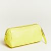 Jil Sander Jil Sander Womens Grain Leather Beauty Case in Yellow - Lyst