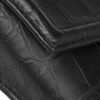 Alexander Wang Croceffect Leather Clutch in Black - Lyst