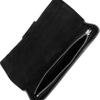 Alexander Wang Croceffect Leather Clutch in Black - Lyst